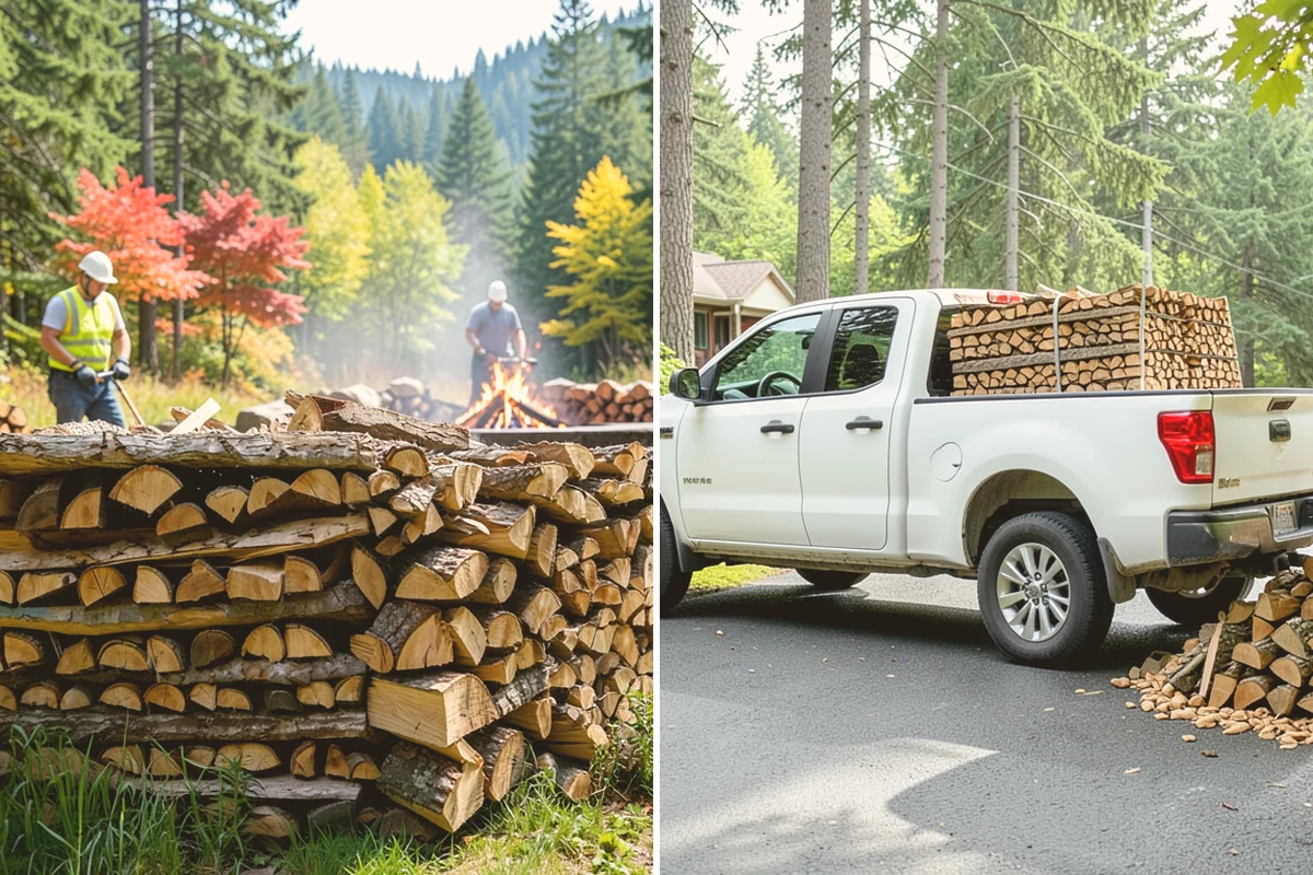 Firewood Delivery in Snohomish, Snohomish County, WA - Confirm your quantity, drop location, and preferred window