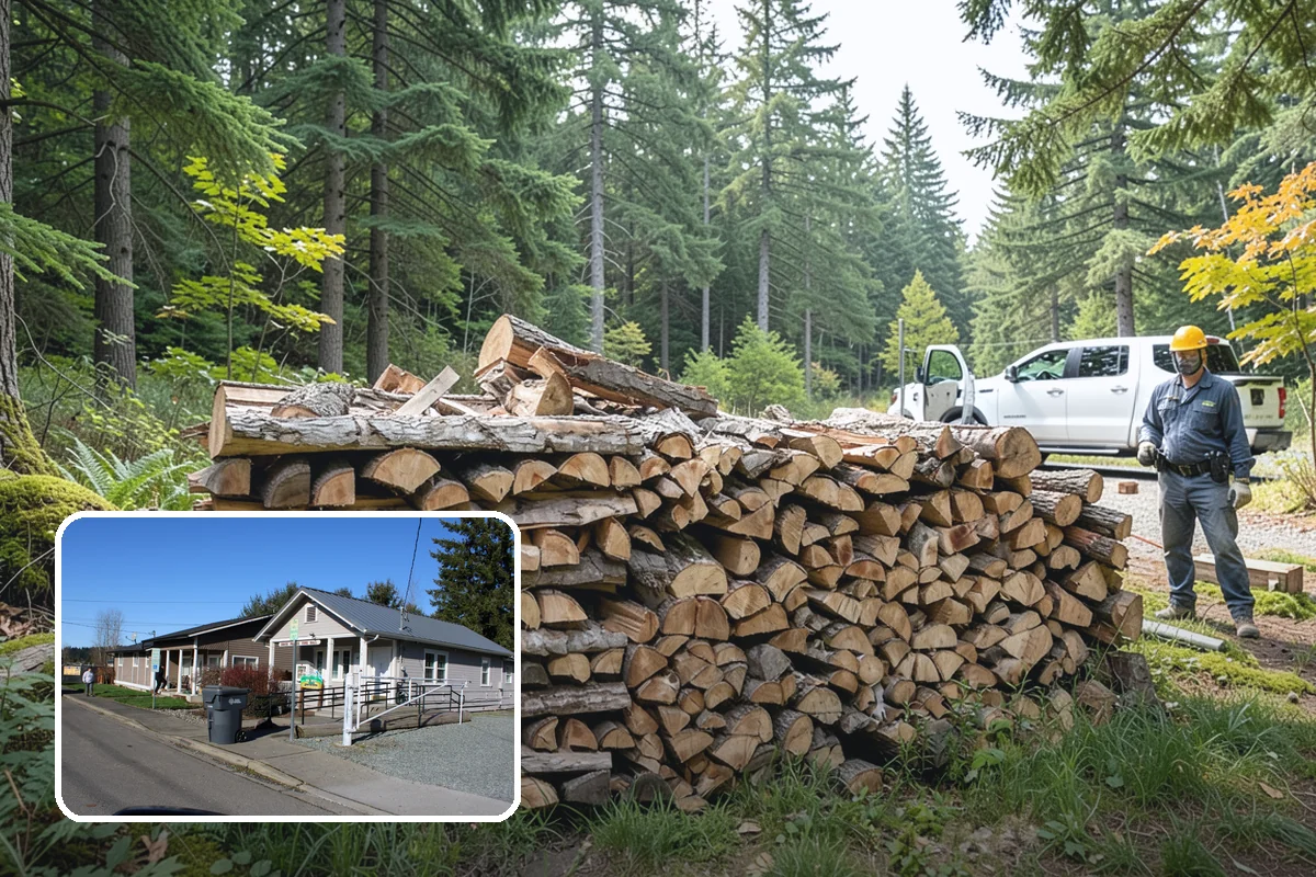 Firewood Delivery in South Prairie, Pierce County, WA - Saves you the hassle of renting a truck and hauling heavy wood