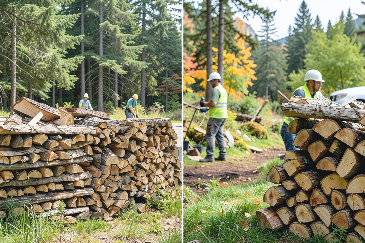 Firewood Delivery in South Prairie, Pierce County, WA - Confirm your quantity, drop location, and preferred window