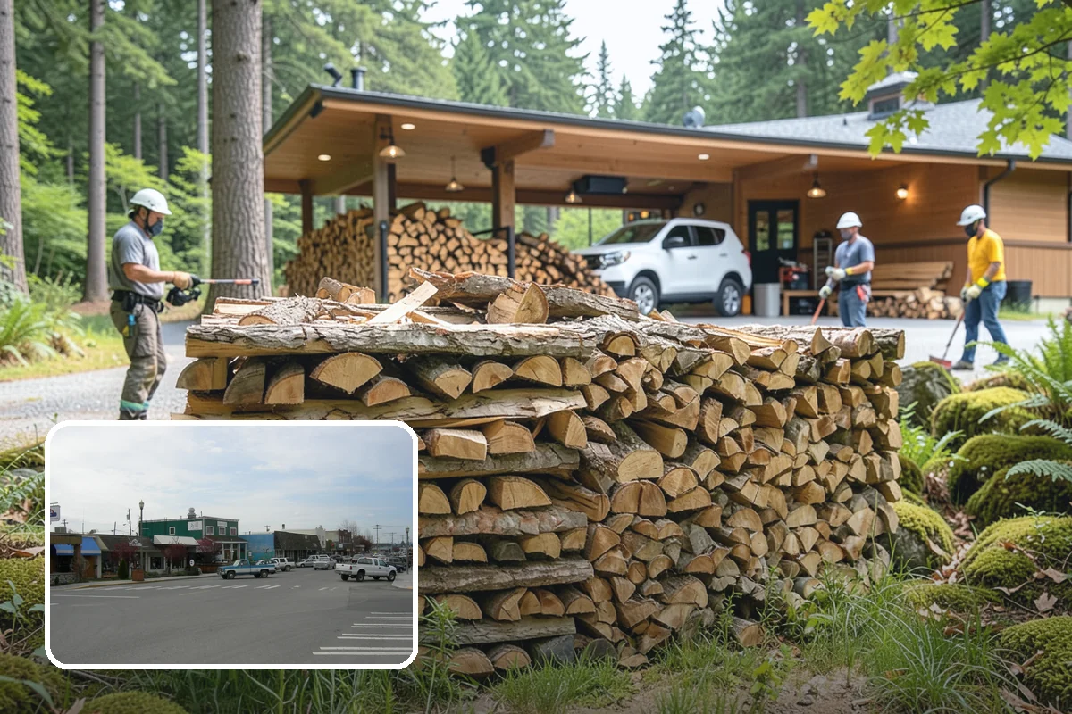 Firewood Delivery in Stanwood, Snohomish County, WA - Saves you the hassle of renting a truck and hauling heavy wood
