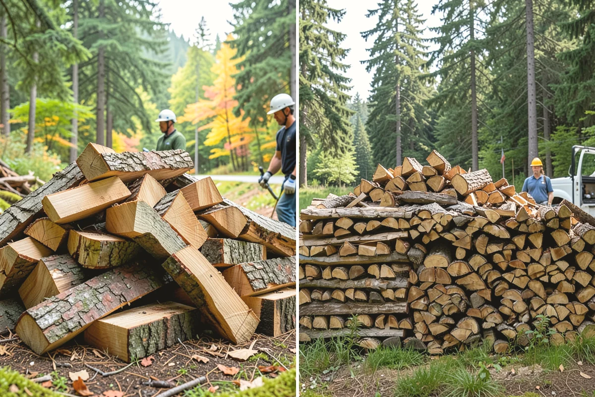 Firewood Delivery in Steilacoom, Pierce County, WA - Confirm your quantity, drop location, and preferred window