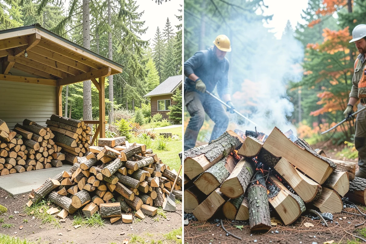 Firewood Delivery in Tacoma, Pierce County, WA - Confirm your quantity, drop location, and preferred window