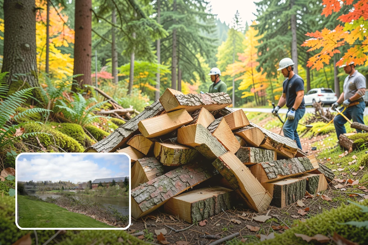 Firewood Delivery in Tukwila, King County, WA - Saves you the hassle of renting a truck and hauling heavy wood