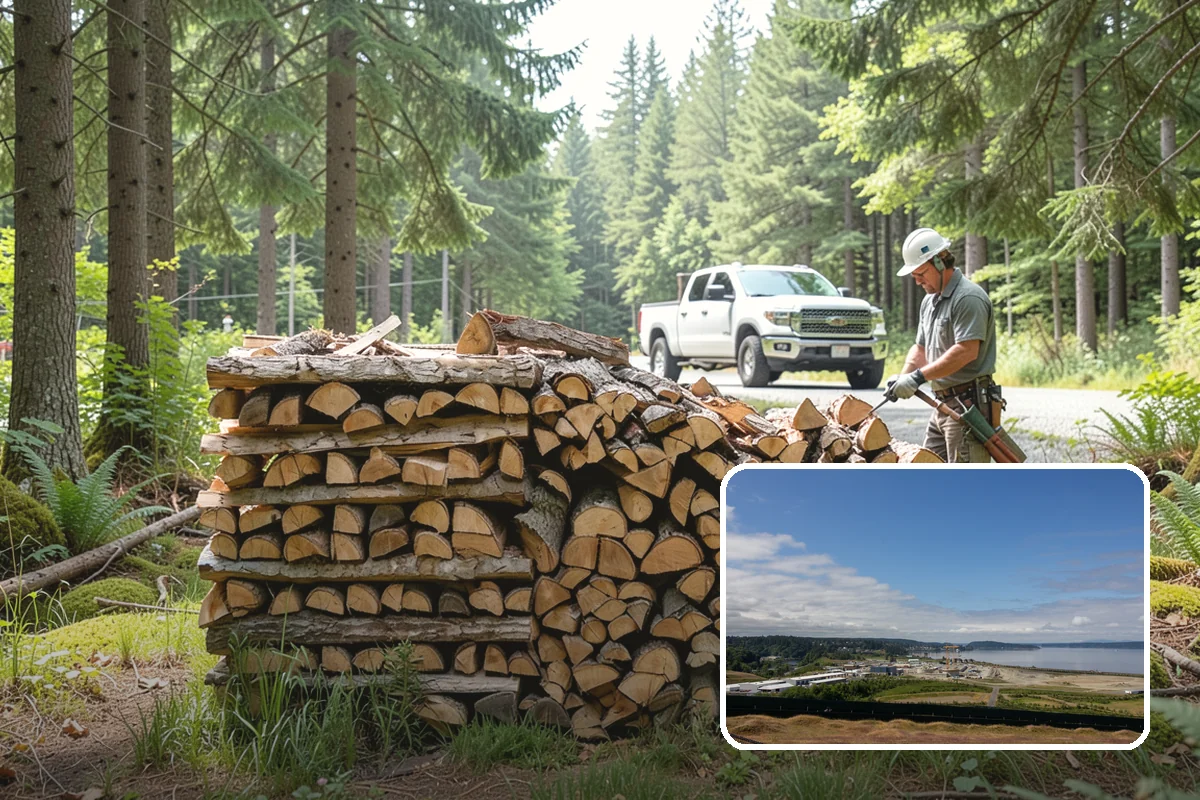 Firewood Delivery in University Place, Pierce County, WA - Saves you the hassle of renting a truck and hauling heavy wood