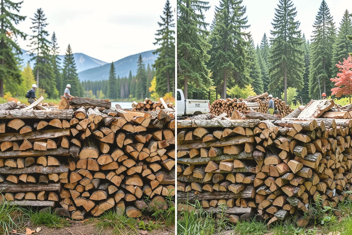Firewood Delivery in University Place, Pierce County, WA - Confirm your quantity, drop location, and preferred window