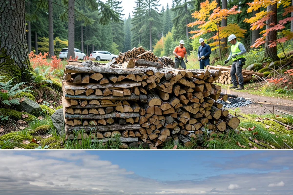 Firewood Delivery in University Place, Pierce County, WA - Book delivery in late summer or early fall so your supply is in place well before the wet, cold months arrive.