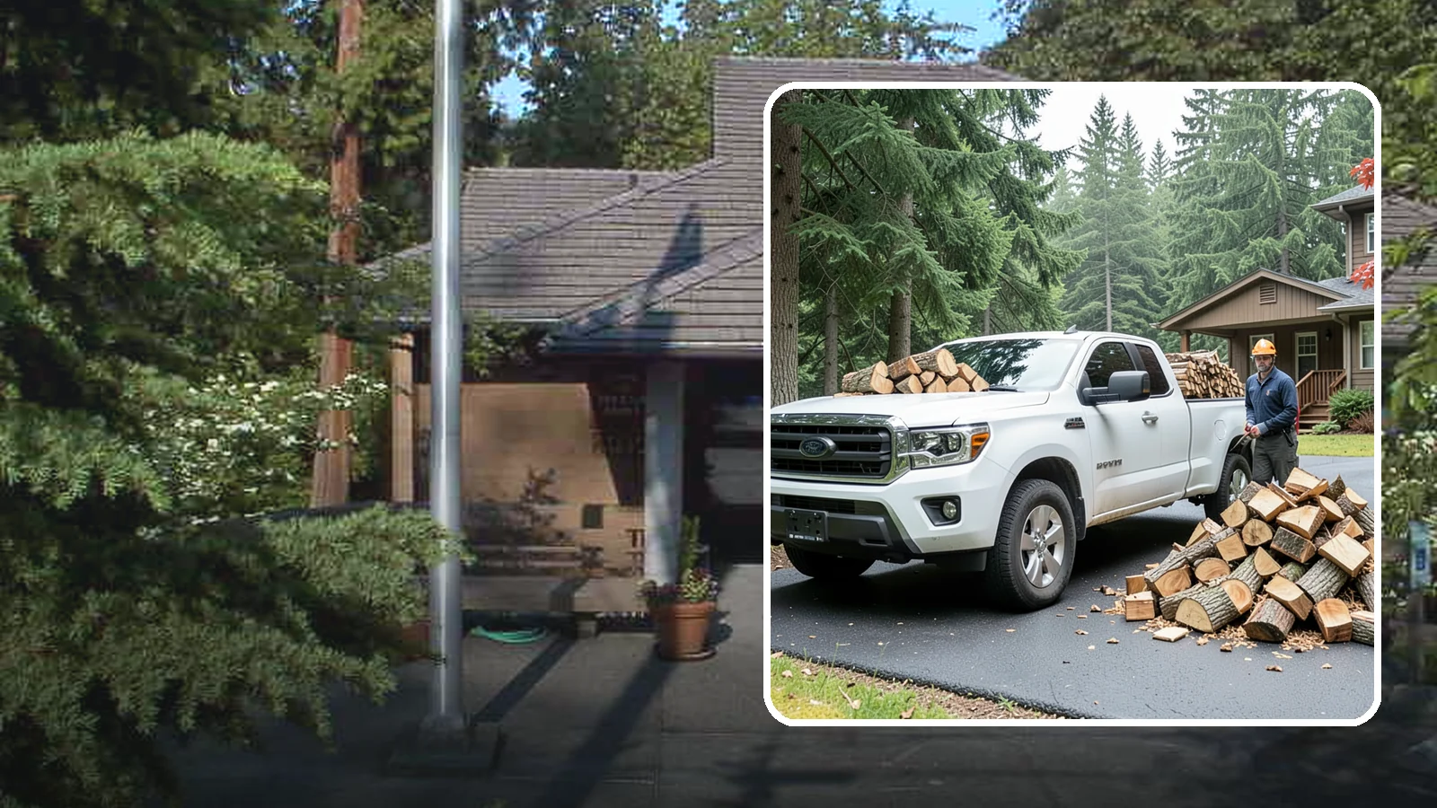 Firewood Delivery in Yarrow Point, King County, WA - We haul seasoned, ready-to-burn firewood straight to your Pacific Northwest home so you never have to load, tow, or unload it...
