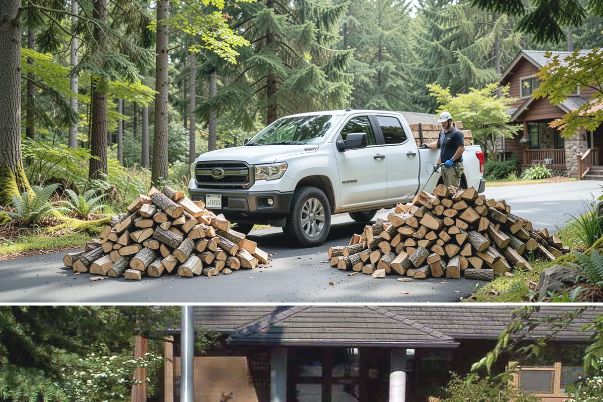 Firewood Delivery in Yarrow Point, King County, WA - Book delivery in late summer or early fall so your supply is in place well before the wet, cold months arrive.