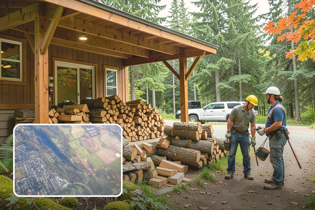 Firewood Disposal in Algona, King County, WA - Clears out old or unusable wood fast