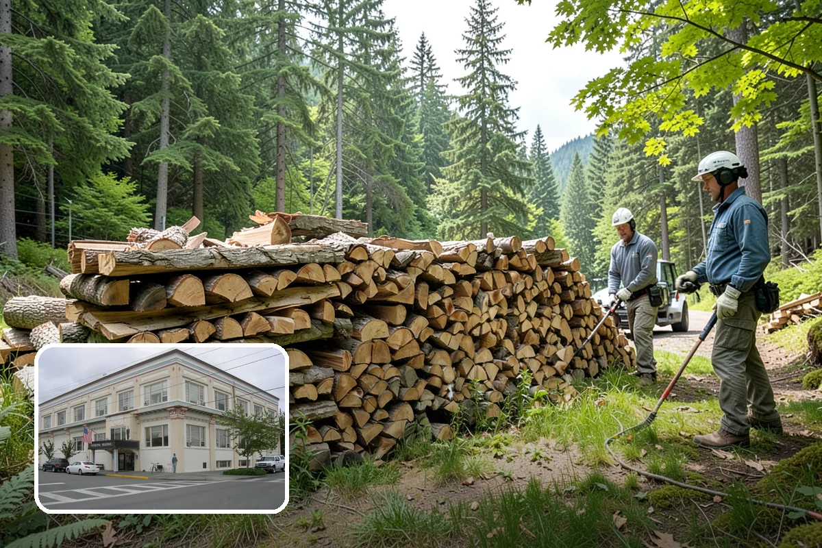 Firewood Disposal in Anacortes, Skagit County, WA - Clears out old or unusable wood fast