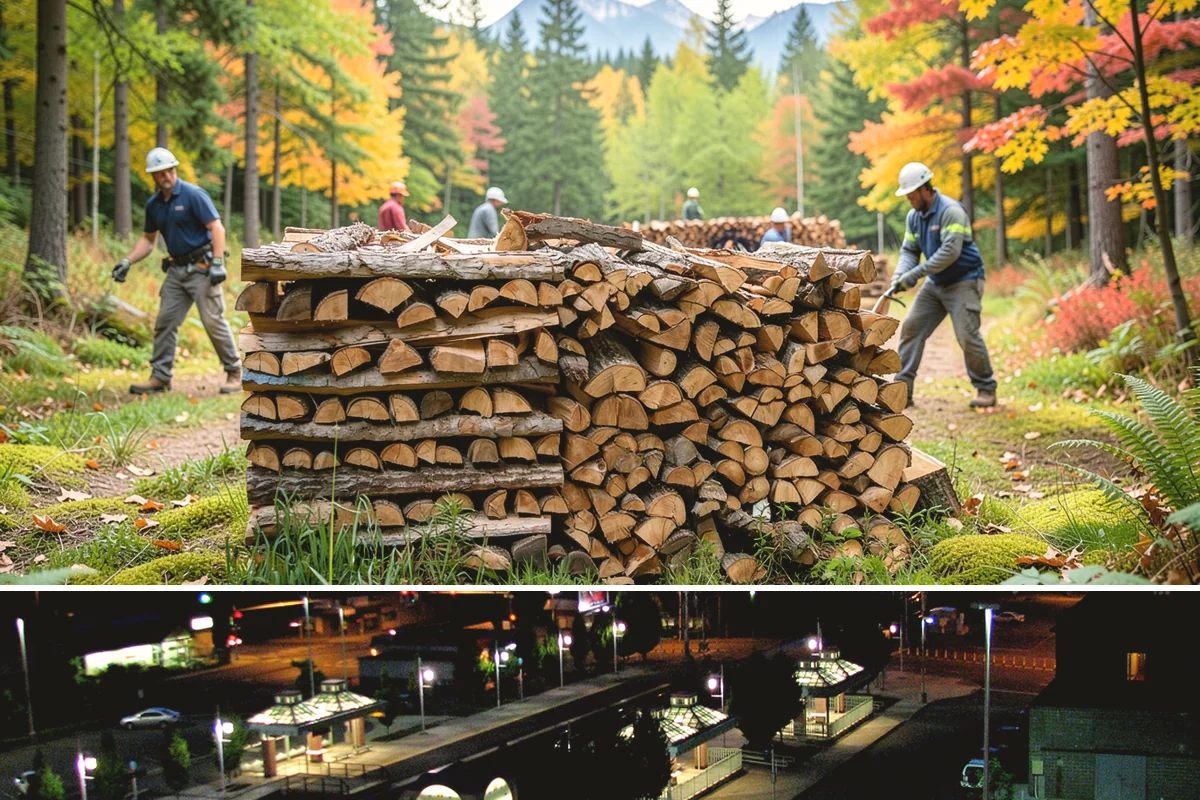 Firewood Disposal in Auburn, King County, WA - A good spring or early-fall task to clear old wood before restocking for the season.