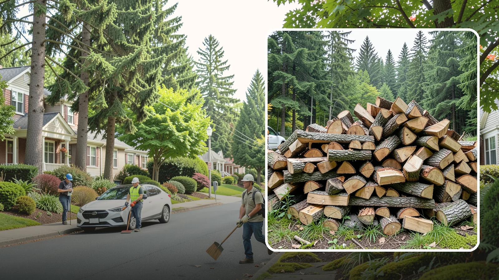Firewood Disposal in Beaux Arts Village, King County, WA - Our firewood disposal service hauls away old, unwanted, or unusable wood so you can reclaim your space.