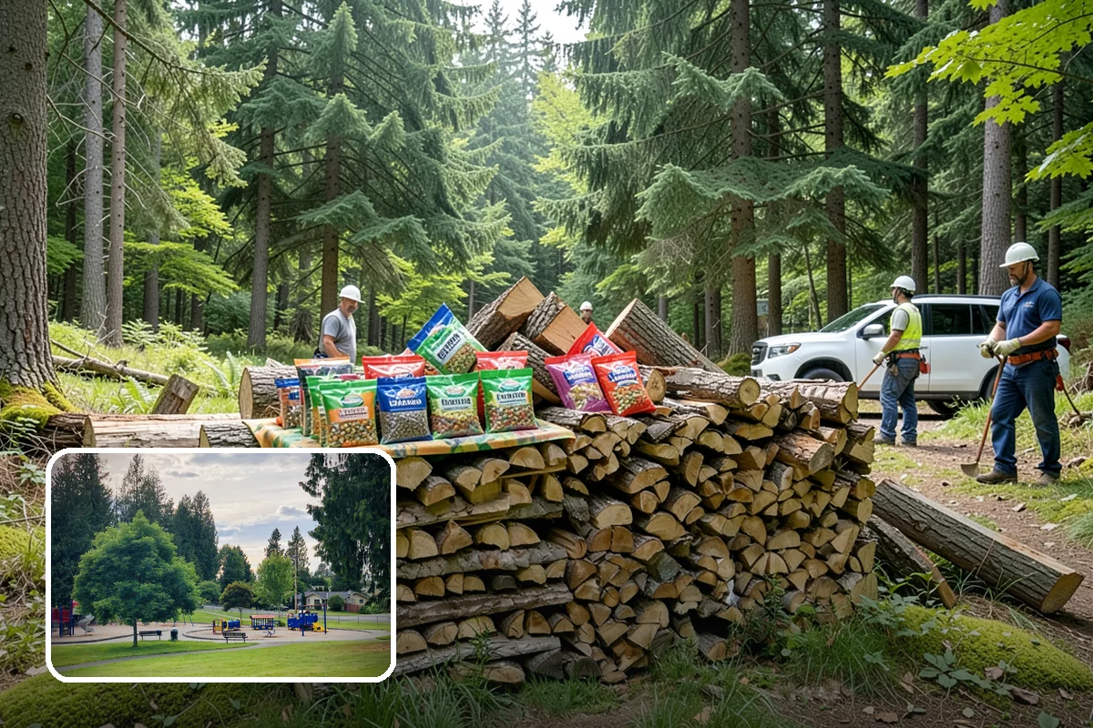 Firewood Disposal in Bonney Lake, Pierce County, WA - Clears out old or unusable wood fast