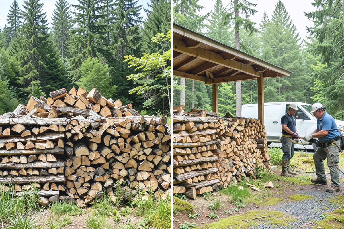 Firewood Disposal in Bonney Lake, Pierce County, WA - Show us the wood you want removed