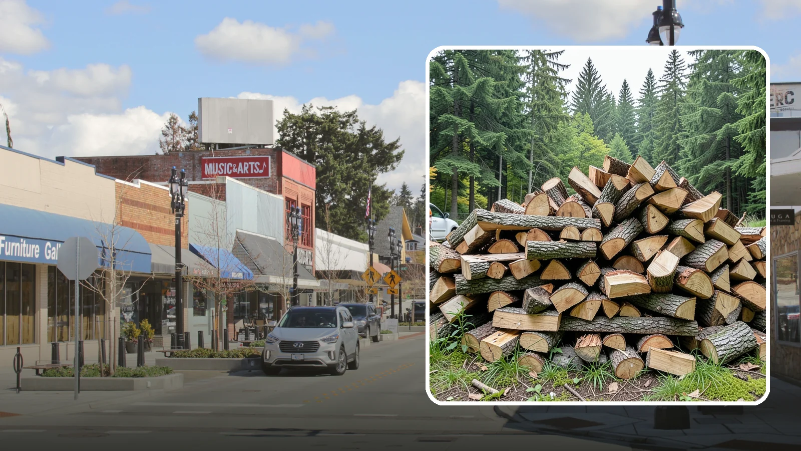 Firewood Disposal in Bothell, King County, WA - Our firewood disposal service hauls away old, unwanted, or unusable wood so you can reclaim your space.