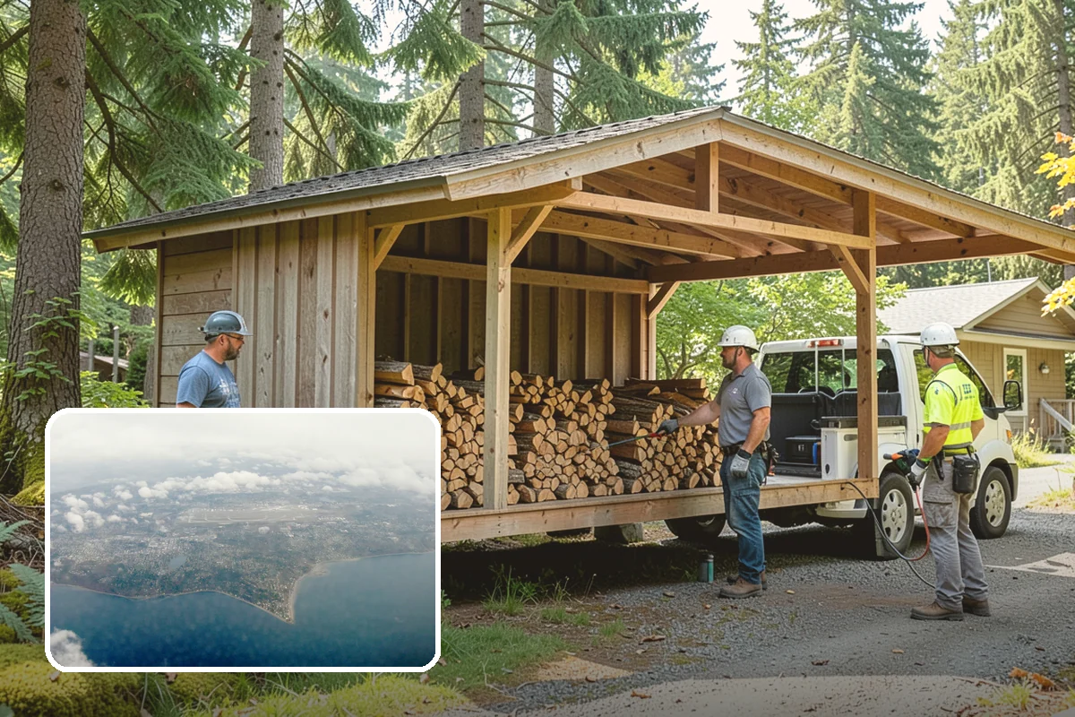 Firewood Disposal in Burien, King County, WA - Clears out old or unusable wood fast