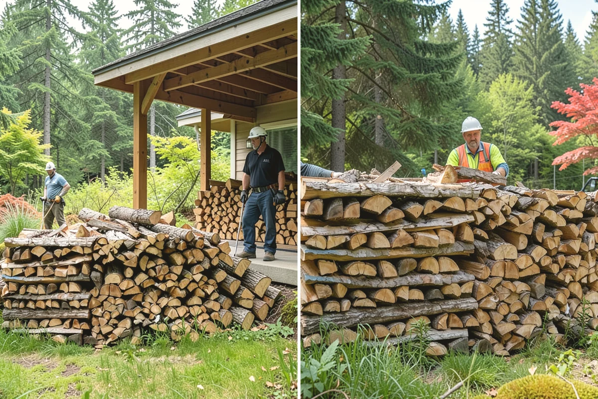 Firewood Disposal in Carbonado, Pierce County, WA - Show us the wood you want removed
