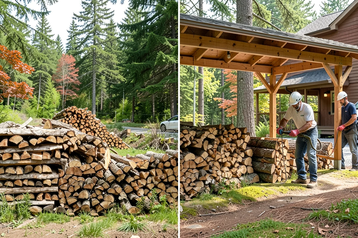 Firewood Disposal in Clyde Hill, King County, WA - Show us the wood you want removed