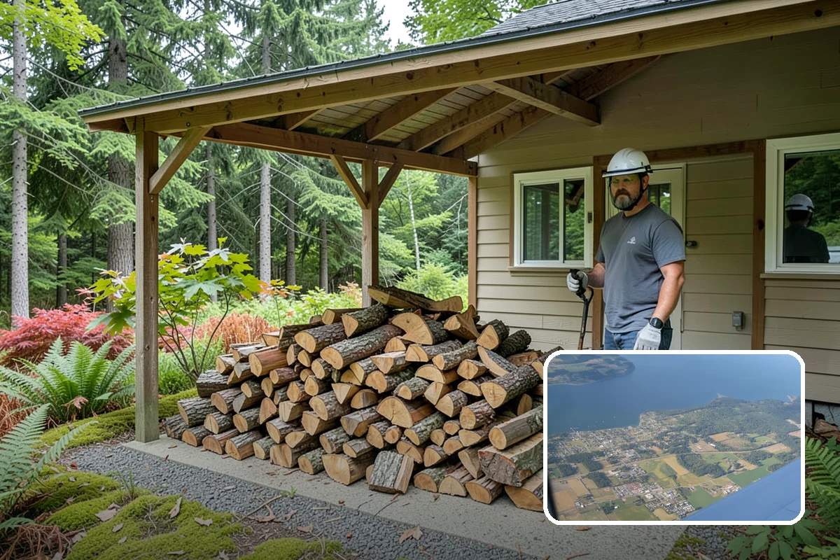 Firewood Disposal in Coupeville, Island County, WA - Clears out old or unusable wood fast