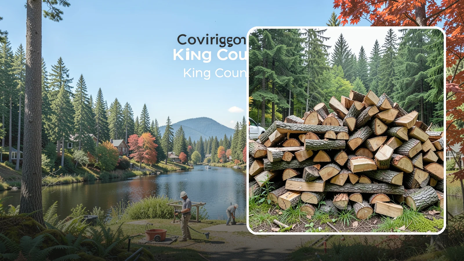 Firewood Disposal in Covington, King County, WA - Our firewood disposal service hauls away old, unwanted, or unusable wood so you can reclaim your space.