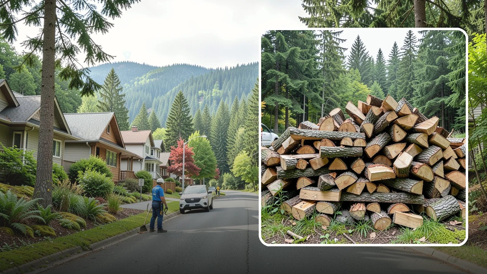 Firewood Disposal in Darrington, Snohomish County, WA - Our firewood disposal service hauls away old, unwanted, or unusable wood so you can reclaim your space.