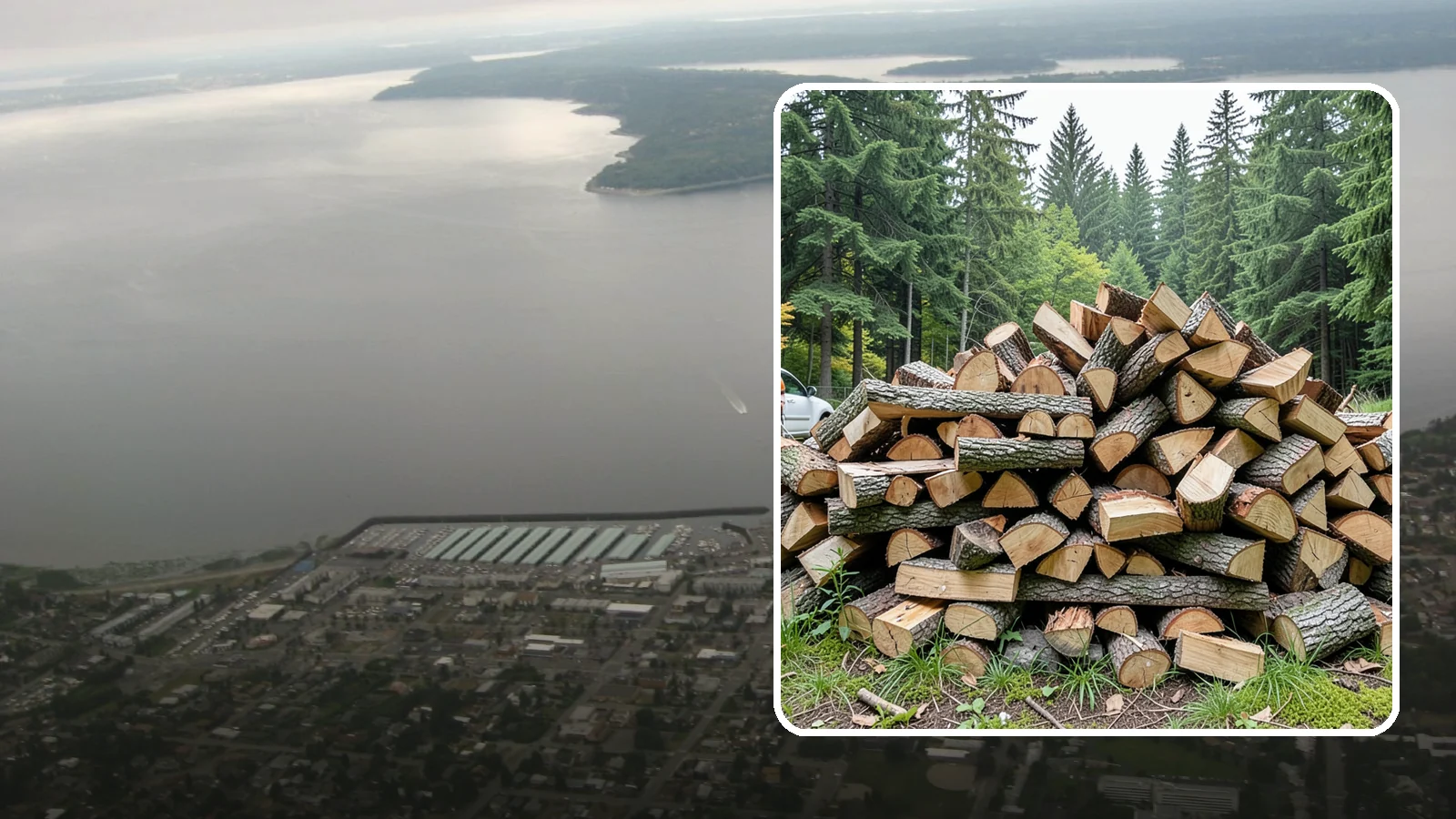 Firewood Disposal in Des Moines, King County, WA - Our firewood disposal service hauls away old, unwanted, or unusable wood so you can reclaim your space.