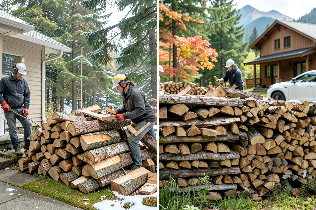 Firewood Disposal in DuPont, Pierce County, WA - Show us the wood you want removed