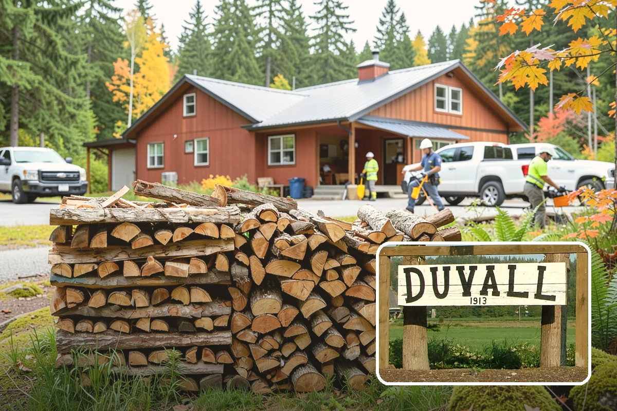 Firewood Disposal in Duvall, King County, WA - Clears out old or unusable wood fast
