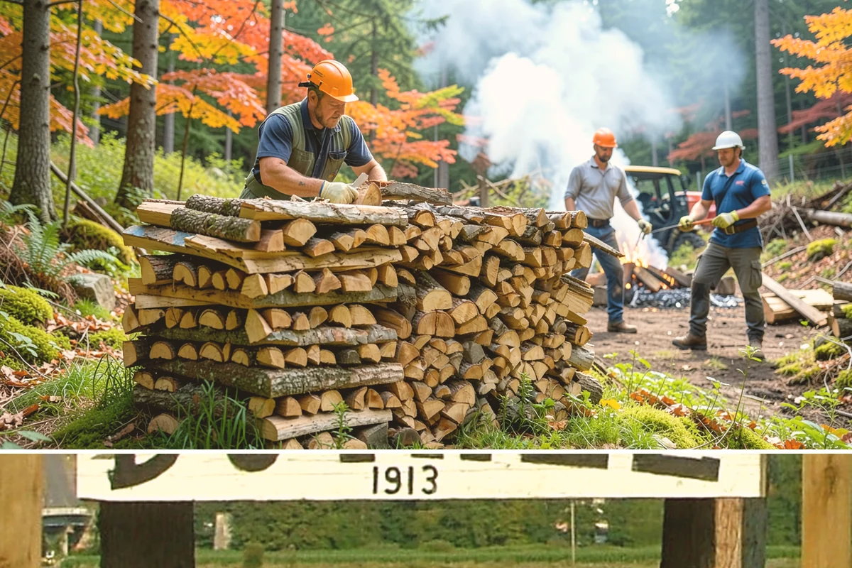 Firewood Disposal in Duvall, King County, WA - A good spring or early-fall task to clear old wood before restocking for the season.