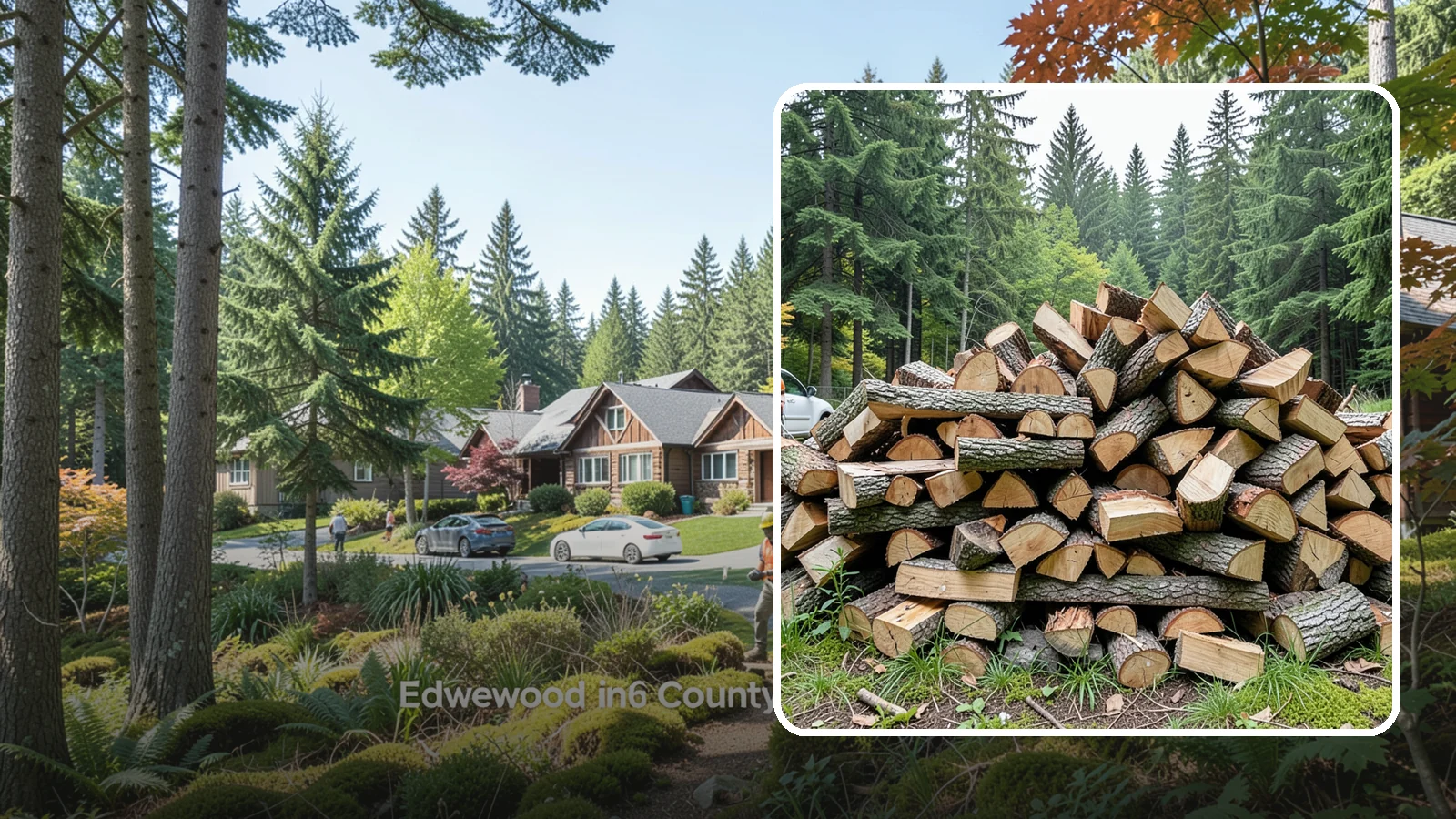 Firewood Disposal in Edgewood, WA - Our firewood disposal service hauls away old, unwanted, or unusable wood so you can reclaim your space.