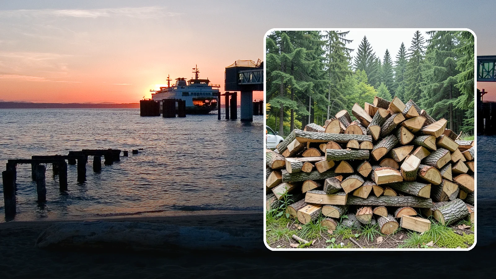 Firewood Disposal in Edmonds, Snohomish County, WA - Our firewood disposal service hauls away old, unwanted, or unusable wood so you can reclaim your space.
