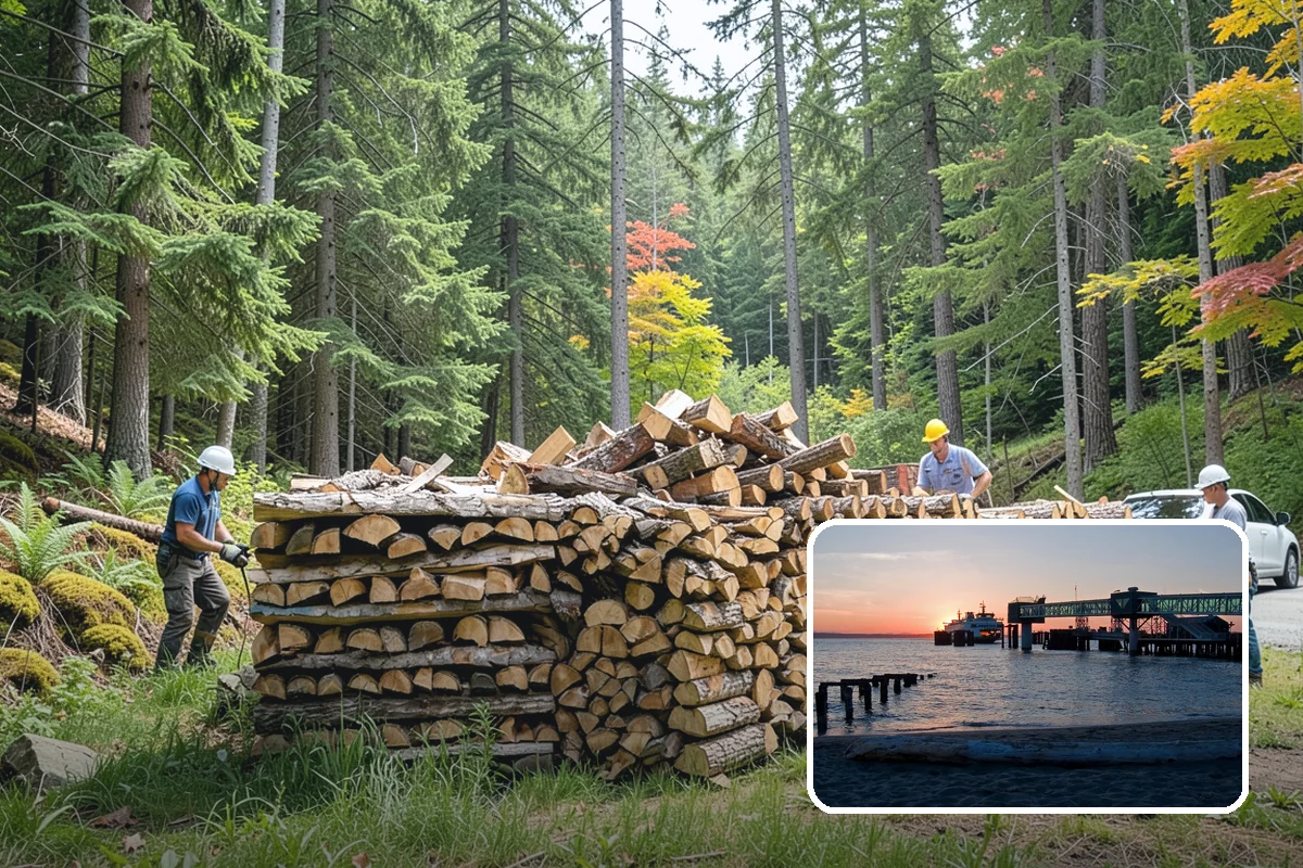 Firewood Disposal in Edmonds, Snohomish County, WA - Clears out old or unusable wood fast