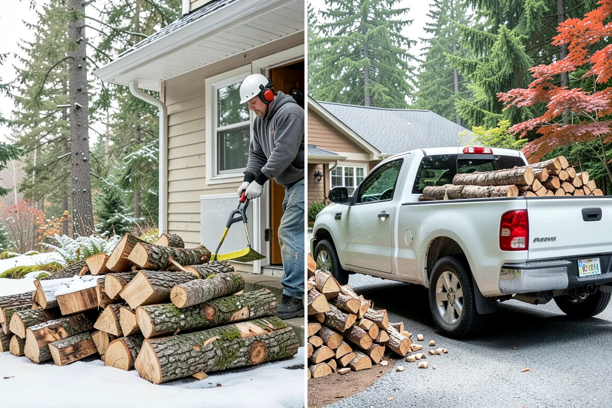 Firewood Disposal in Enumclaw, King County, WA - Show us the wood you want removed