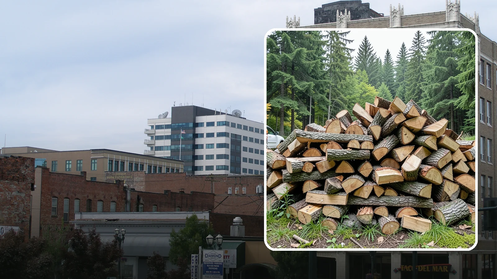 Firewood Disposal in Everett, Snohomish County, WA - Our firewood disposal service hauls away old, unwanted, or unusable wood so you can reclaim your space.