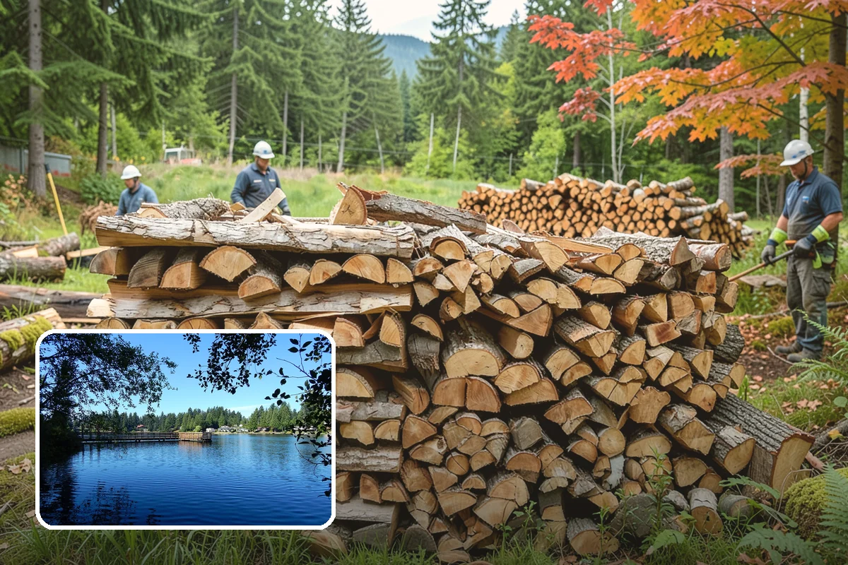 Firewood Disposal in Federal Way, King County, WA - Clears out old or unusable wood fast