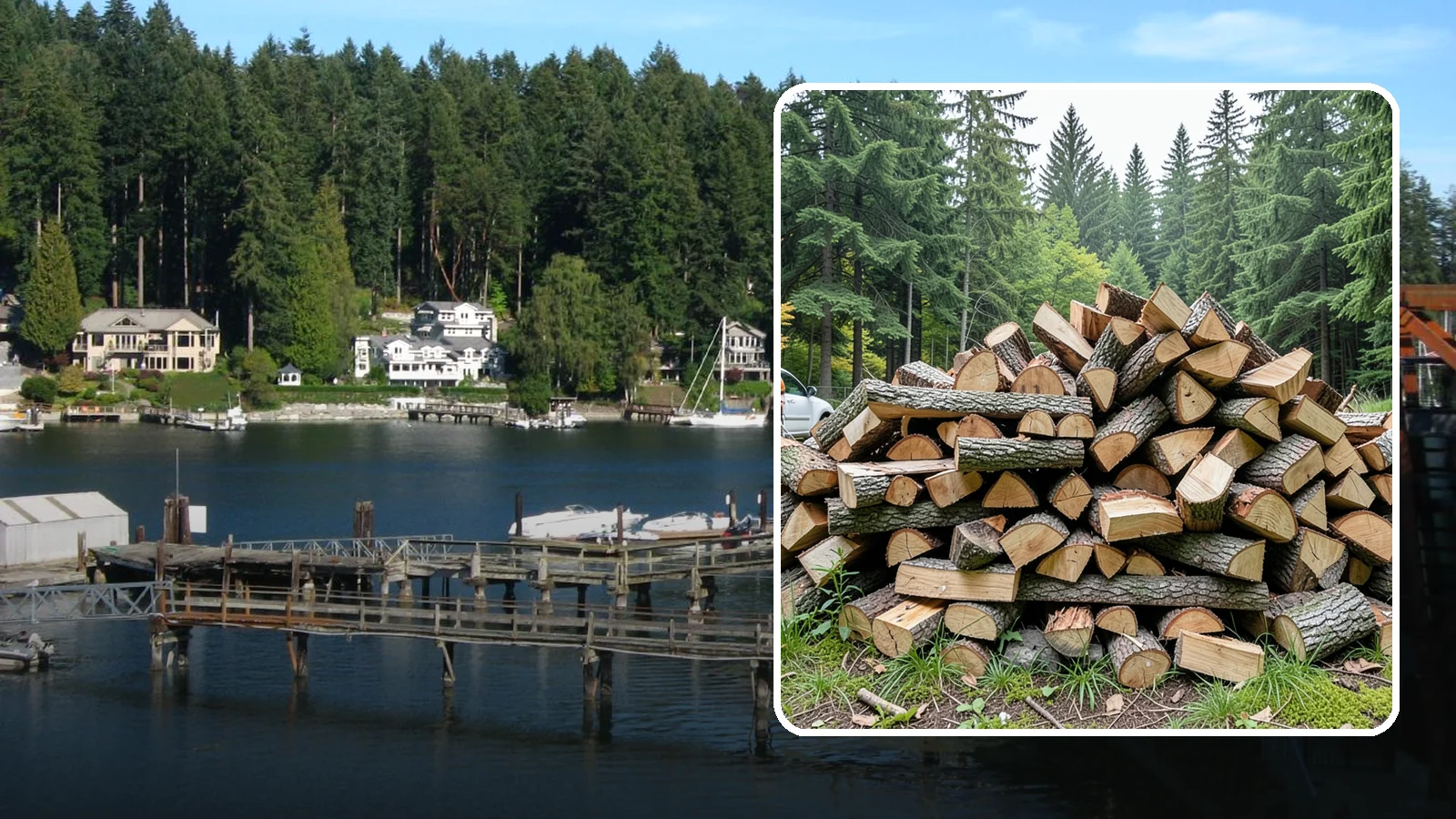 Firewood Disposal in Gig Harbor, Pierce County, WA - Our firewood disposal service hauls away old, unwanted, or unusable wood so you can reclaim your space.