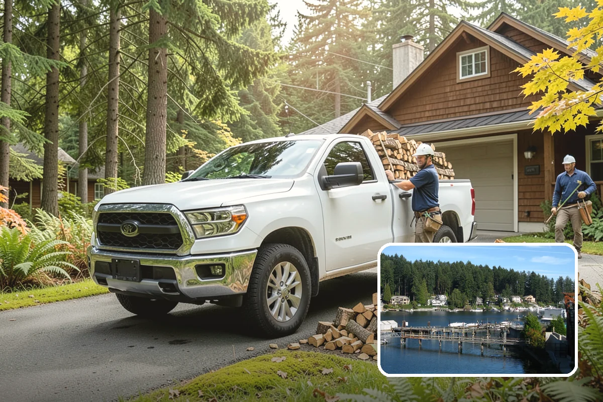 Firewood Disposal in Gig Harbor, Pierce County, WA - Clears out old or unusable wood fast