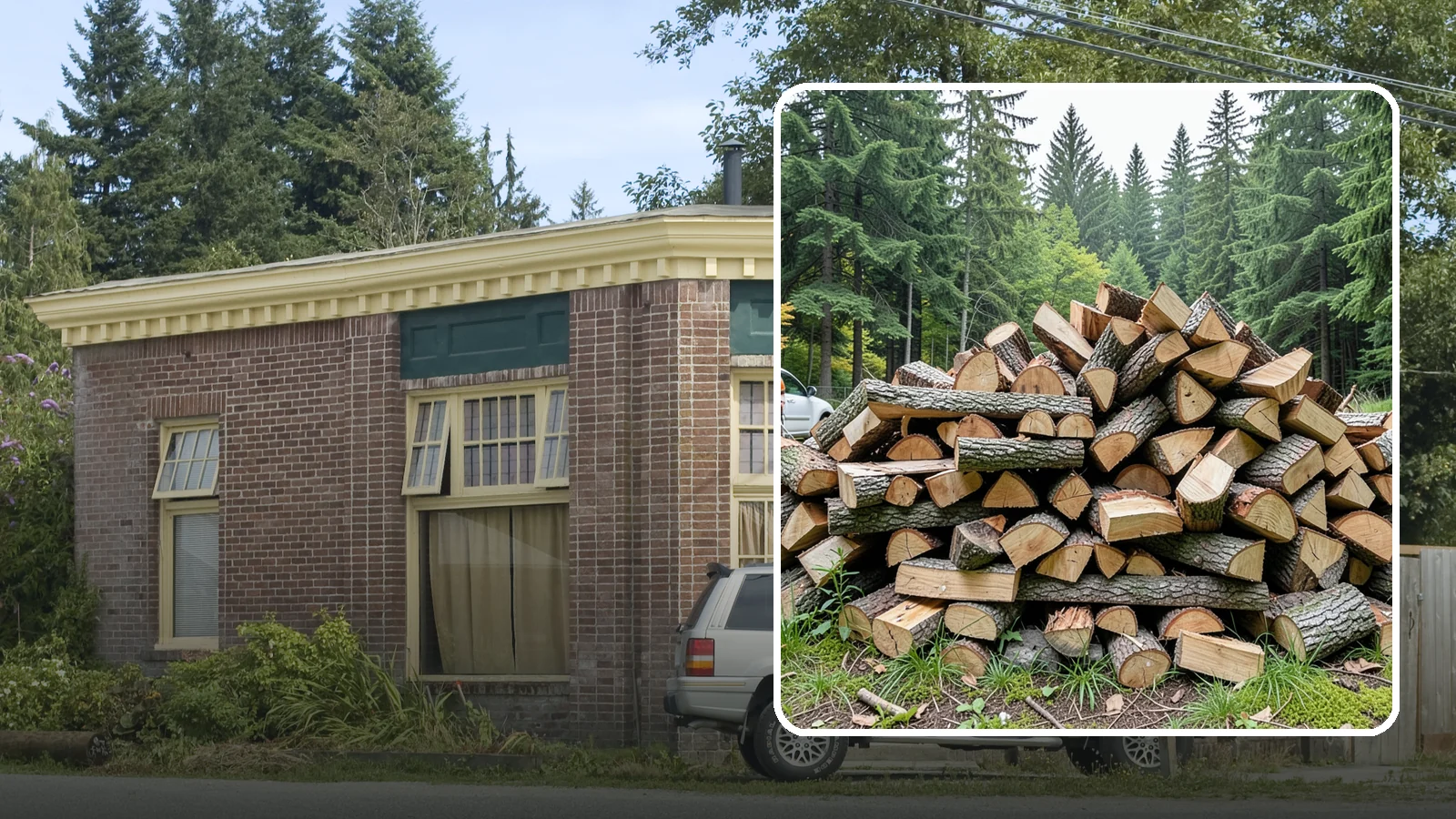 Firewood Disposal in Hamilton, Skagit County, WA - Our firewood disposal service hauls away old, unwanted, or unusable wood so you can reclaim your space.