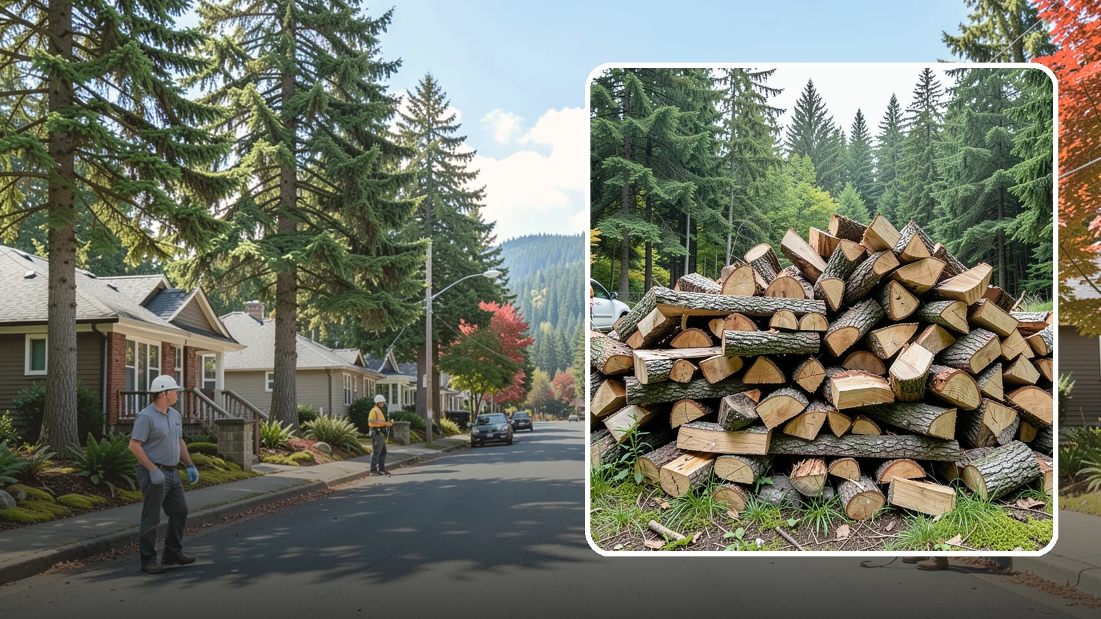 Firewood Disposal in Hunts Point, King County, WA - Our firewood disposal service hauls away old, unwanted, or unusable wood so you can reclaim your space.