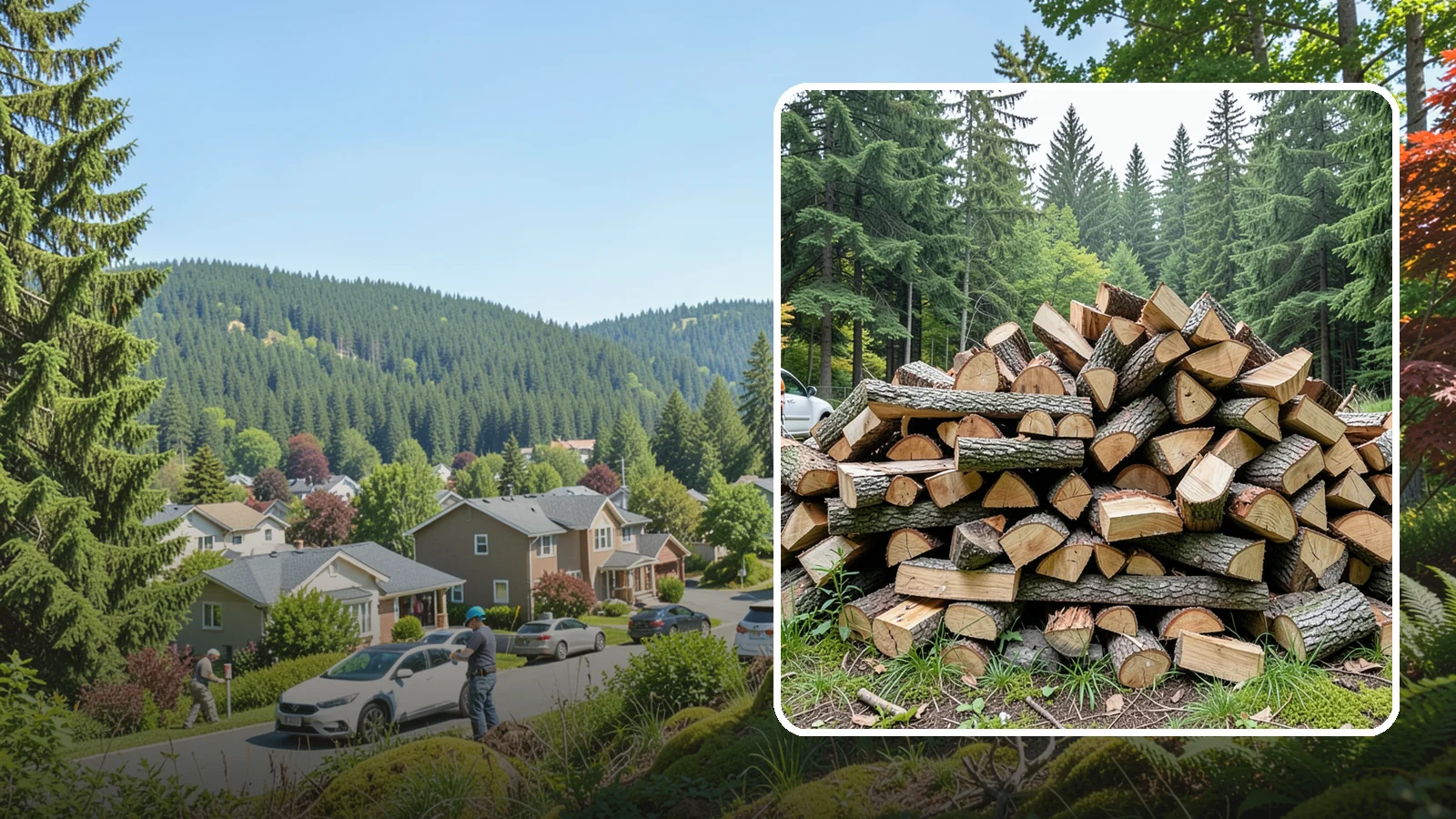 Firewood Disposal in Index, Snohomish County, WA - Our firewood disposal service hauls away old, unwanted, or unusable wood so you can reclaim your space.