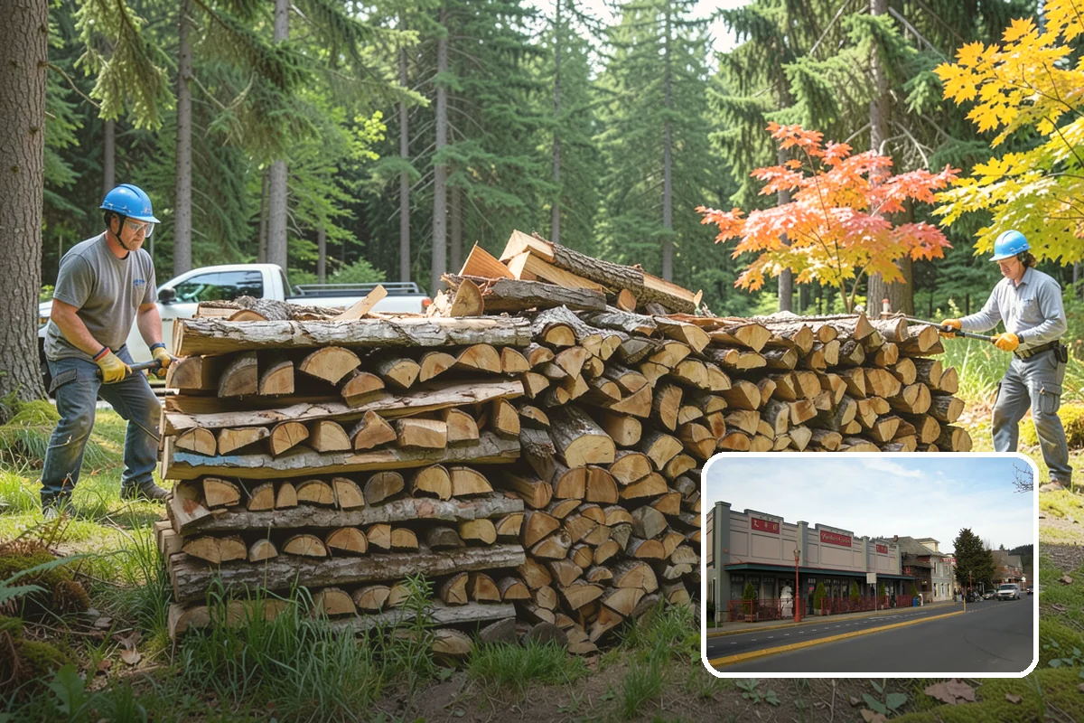 Firewood Disposal in Issaquah, King County, WA - Clears out old or unusable wood fast
