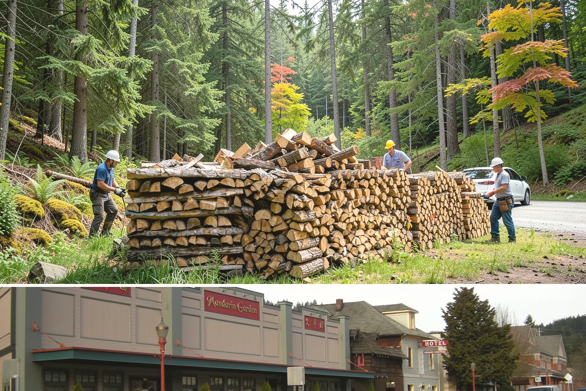 Firewood Disposal in Issaquah, King County, WA - A good spring or early-fall task to clear old wood before restocking for the season.