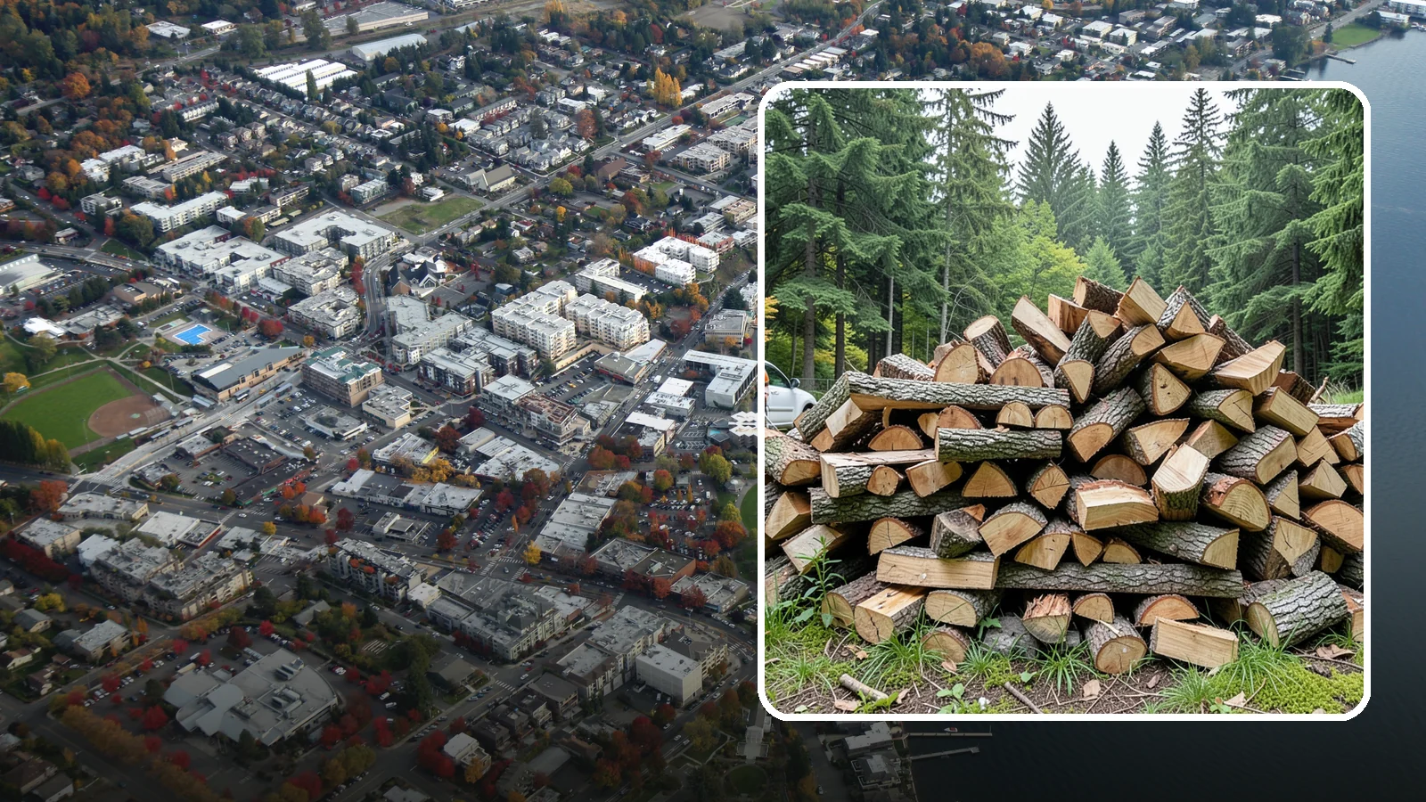 Firewood Disposal in Kirkland, King County, WA - Our firewood disposal service hauls away old, unwanted, or unusable wood so you can reclaim your space.