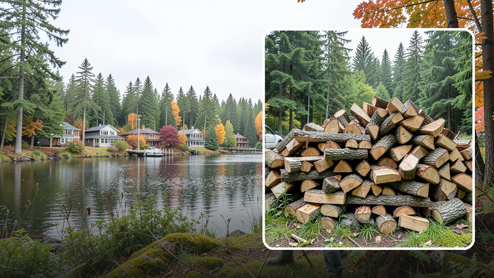 Firewood Disposal in La Conner, Skagit County, WA - Our firewood disposal service hauls away old, unwanted, or unusable wood so you can reclaim your space.