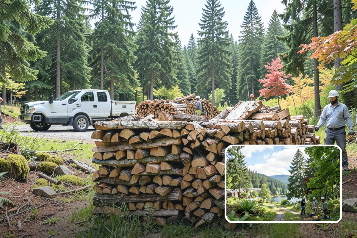 Firewood Disposal in Lake Forest Park, King County, WA - Clears out old or unusable wood fast