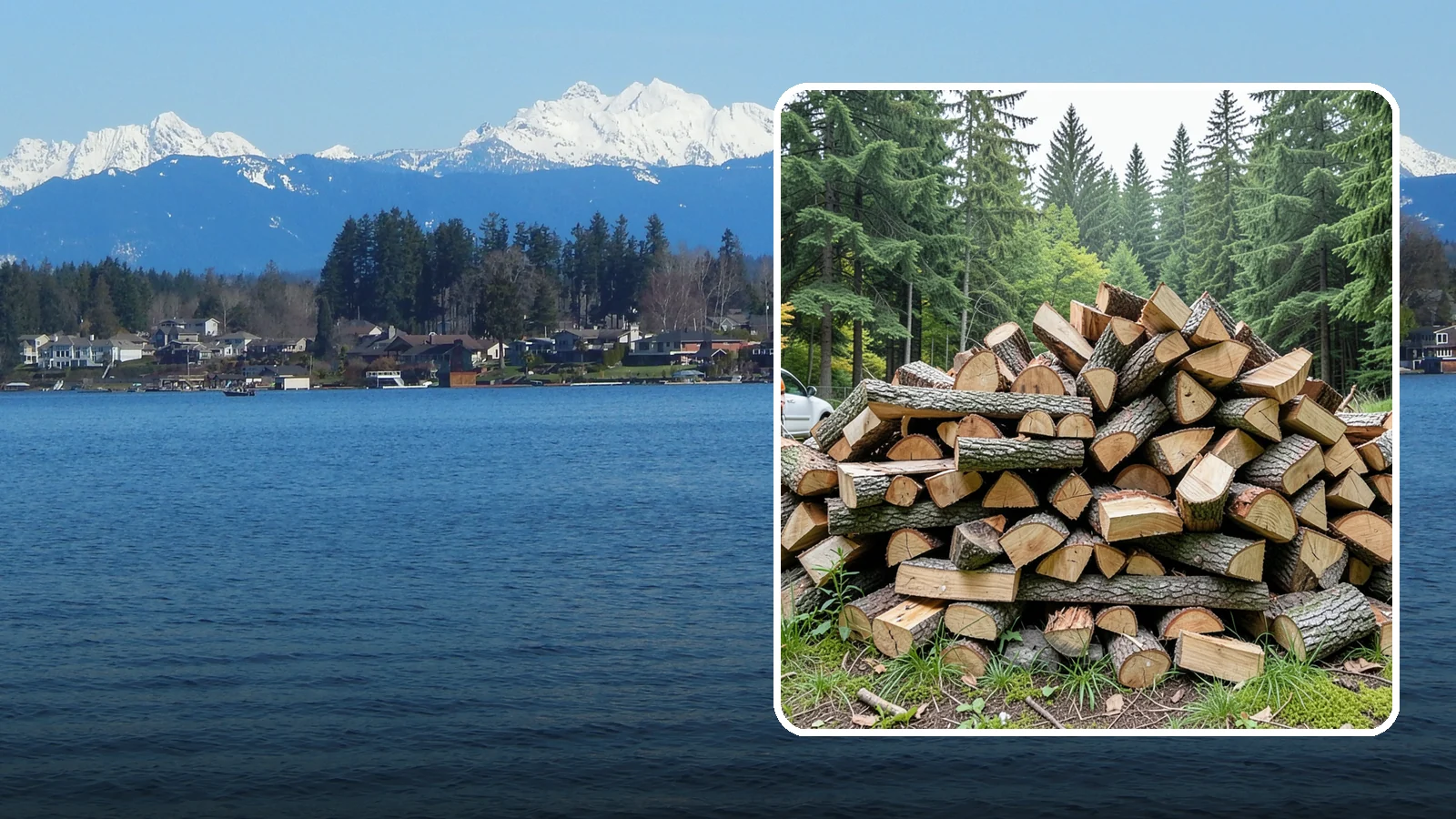 Firewood Disposal in Lake Stevens, Snohomish County, WA - Our firewood disposal service hauls away old, unwanted, or unusable wood so you can reclaim your space.