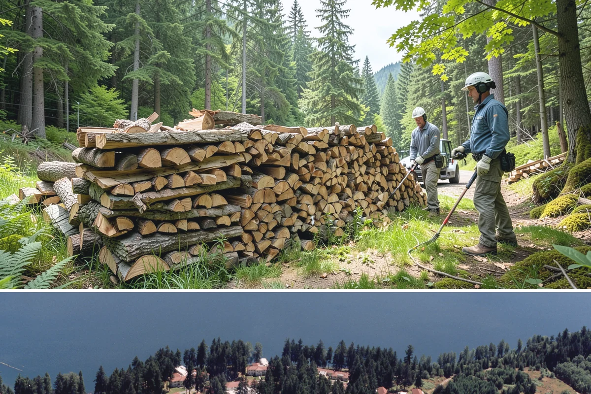 Firewood Disposal in Lakewood, Pierce County, WA - A good spring or early-fall task to clear old wood before restocking for the season.