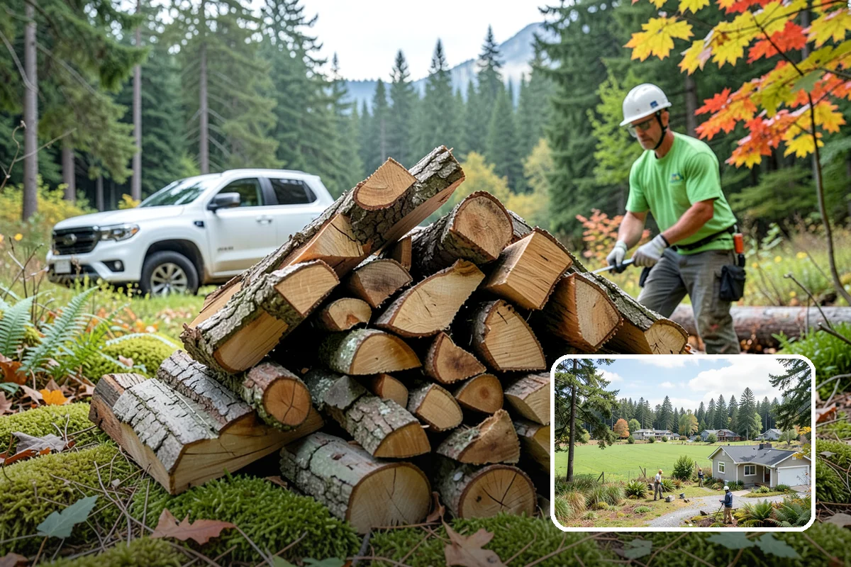 Firewood Disposal in Lyman, Skagit County, WA - Clears out old or unusable wood fast