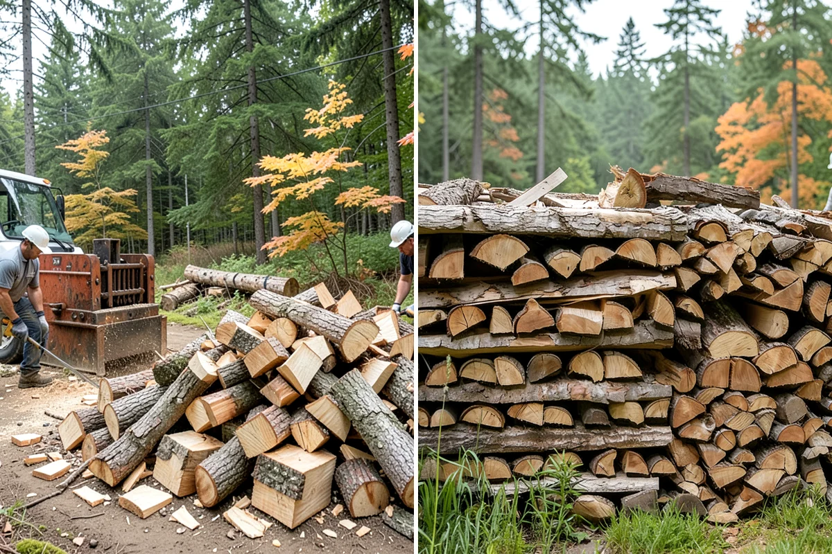 Firewood Disposal in Lyman, Skagit County, WA - Show us the wood you want removed
