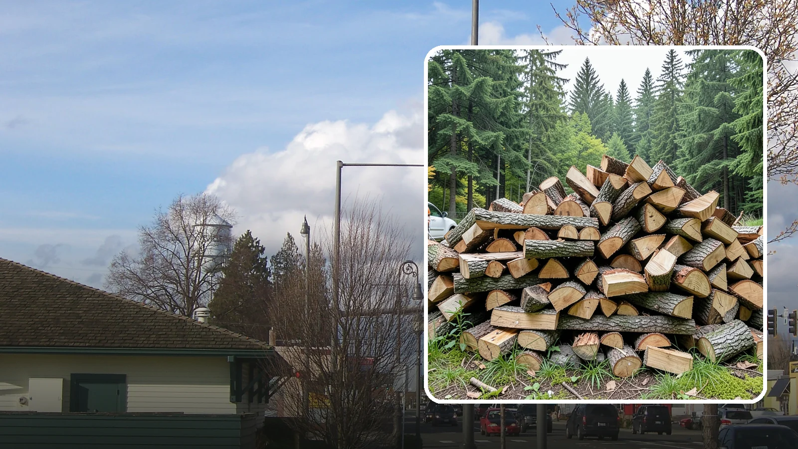 Firewood Disposal in Marysville, Snohomish County, WA - Our firewood disposal service hauls away old, unwanted, or unusable wood so you can reclaim your space.